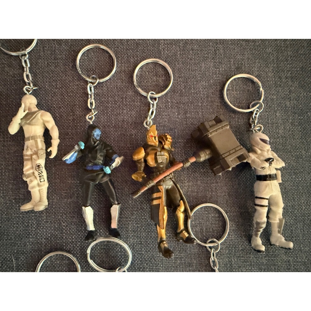 Fortnite Battle Royale Figure Keychain Lot 11 Skull Trooper Cuddle Team Leader - Picture 4 of 4